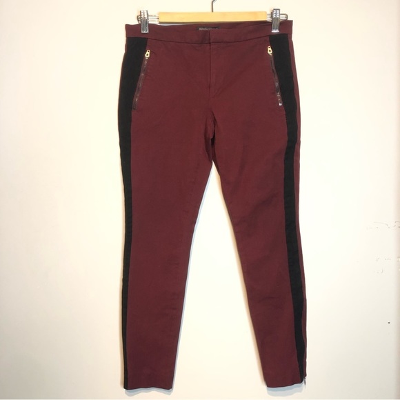 BANANA Republic Sloan Fit Side Stripe Ankle Zip Pants, size 6P - Picture 3 of 11
